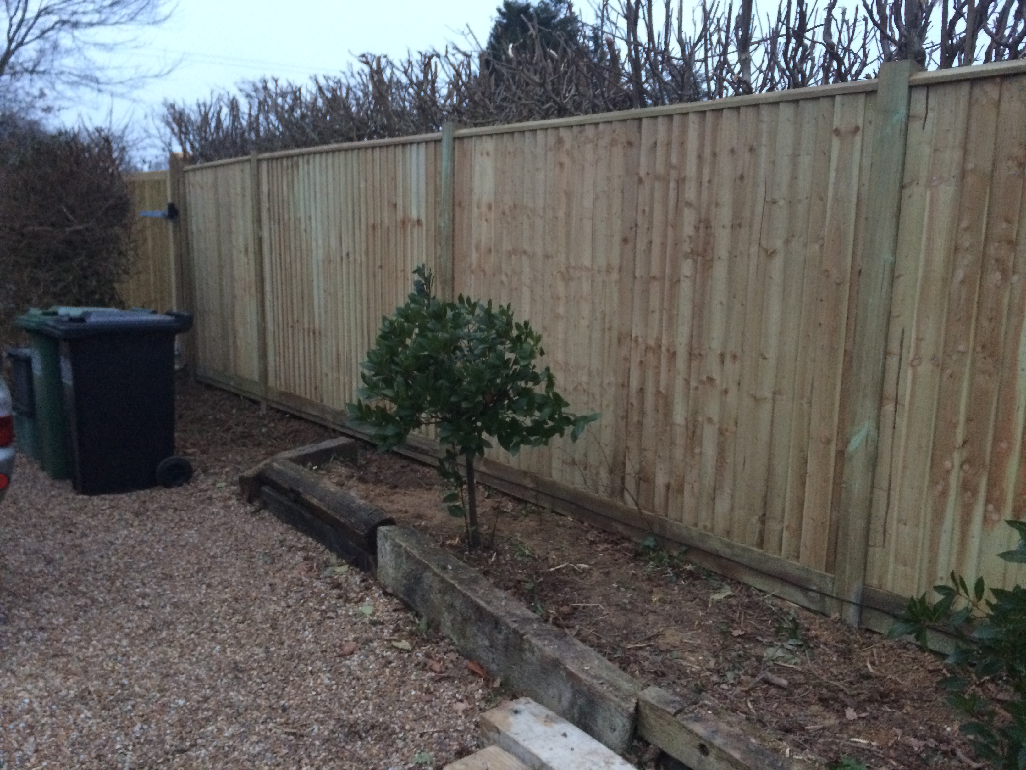 Close board fencing - residential