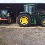 MC Contracting's two tractors